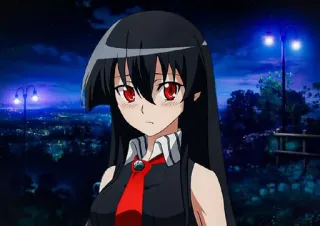 😽 Akame Akame ga Kill! Аниме, Akame ga Kill, Акаме, Девушка, Персонаж, Манга telegram sticker