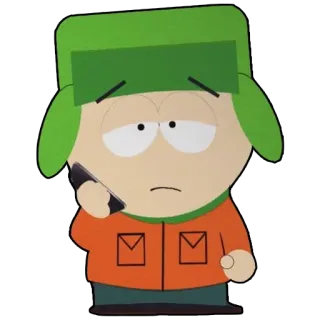 😒 Kyle Broflovski South Park 漫画, 電話, カイル, サウスパーク, アニメ telegram sticker