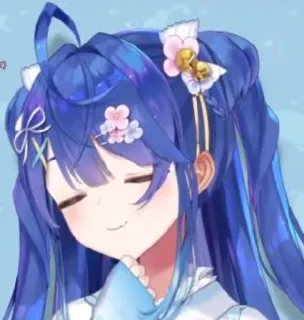 😄 Anime, Cartoon, Mädchen, Charakter, Illustration, Süß telegram sticker