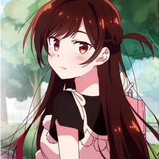 ✨ Anime, Fille, Dessin animé, Mignon, Illustration telegram sticker