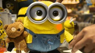 😊 Minion Despicable Me cartoon, movie, minion, toy, stuffed animal, teddy bear telegram sticker