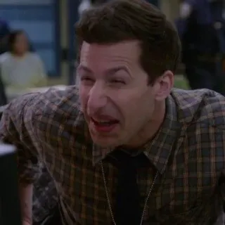 🙄 Jake Peralta Brooklyn Nine-Nine Brooklyn Nine-Nine, Jake Peralta, Andy Samberg, Hài, Chương trình TV telegram sticker