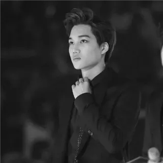 ⚜ Kai K-POP, นักร้อง, ไอดอล, EXO, ไค, นักเต้น whatsapp sticker
