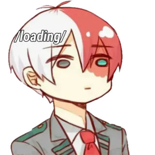 @luxiever's - Todoroki whatsapp stickers