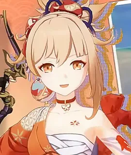🎇 Yoimiya Genshin Impact Anime, Videojuego, Personaje, Yoimiya, Genshin Impact telegram sticker