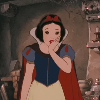 ☁️ Snow White Snow White and the Seven Dwarfs สโนว์ไวท์, ดิสนีย์, เจ้าหญิง, การ์ตูน, แอนิเมชัน, เซอร์ไพรส์, คลาสสิก telegram sticker
