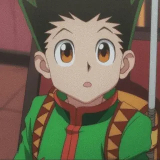 🌿 Gon Freecss Hunter x Hunter Animé, Garçon, Dessin animé, Enfant, Gon, Hunter telegram sticker