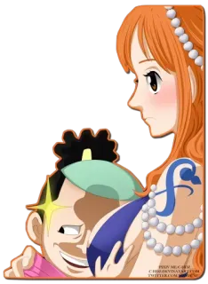 😈 Nami One Piece Anime, Manga, One Piece, Nami, Cartone animato, Animazione telegram sticker