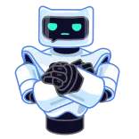 🤯 robot, chat, modern, digital, ai telegram sticker