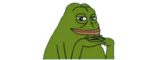 🤔 Pepe the Frog meme, frog, pepe, internet meme telegram sticker