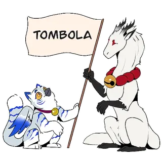 🥊 TOMBOLA Dessin animé, Animaux, Furry, Créatures, Bannière, Tombola whatsapp sticker