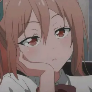 😒 アニメ, 女の子, 悲しい, 漫画, 可愛い telegram sticker