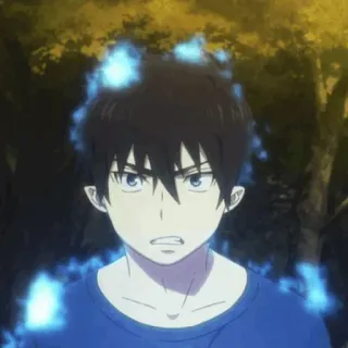 ☁️ Rin Okumura Blue Exorcist Anime, Blue Exorcist, Rin Okumura, Shonen, Dämon telegram sticker