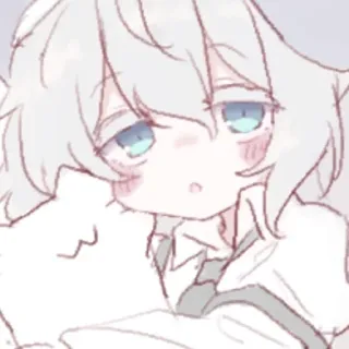 🔪 สาวอนิเมะ, การ์ตูน, น่ารัก, ภาพประกอบ, คาวาอิ telegram sticker