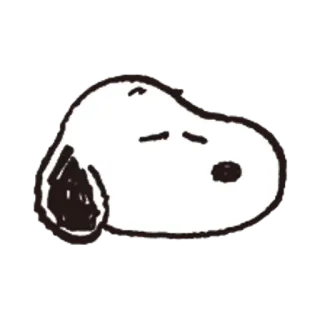 🐧 Snoopy スヌーピー, ピーナッツ, アニメ, 犬, 睡眠 telegram sticker