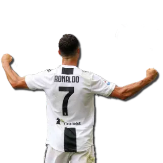 💪 Cristiano Ronaldo RONALDO voetbal, voetbal, Ronaldo, speler, viering telegram sticker