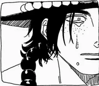 😥 Ace One Piece Anime, Manga, Smutne, Płacz, One Piece, Ace, Pirata, Postać telegram sticker