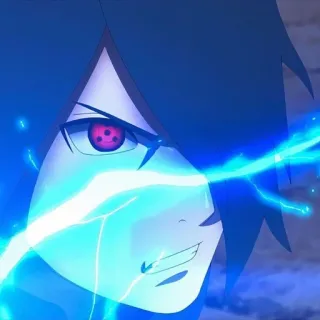 🔪 Sasuke Uchiha Naruto Sasuke, Uchiha, Naruto, Anime, Manga, Rinnegan, Rayo, Ninja whatsapp sticker