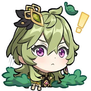 ❗️ Collei Genshin Impact Collei, Genshin Impact, Jeu vidéo, Personnage, Anime, Mignon, Sticker telegram sticker
