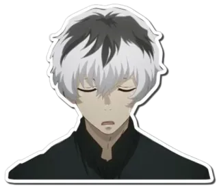 ☕️ Ken Kaneki Tokyo Ghoul Anime, Charakter, Manga, Tokyo Ghoul, Ken Kaneki whatsapp sticker
