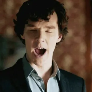 ⏳ Sherlock Holmes Sherlock 셜록, 베네딕트 컴버배치, BBC, 영국 드라마, 배우 telegram sticker