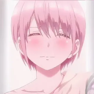 🦊 Ichika Nakano The Quintessential Quintuplets Anime, Ichika Nakano, The Quintessential Quintuplets, linda, chica, pelo rosa telegram sticker