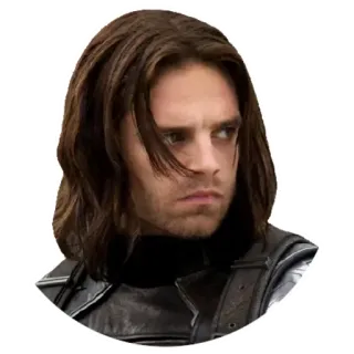 😡 Bucky Barnes Bucky Barnes, Winter Soldier, Marvel, Superhero, Sticker telegram sticker