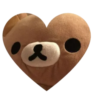 🐻 Rilakkuma orso, carino, cuore, Rilakkuma, San-X telegram sticker