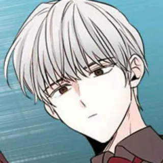 🍚 Anime, Manga, Potret, Rambut putih, Karakter, Seni telegram sticker