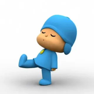 🎃 Pocoyo Pocoyo, desenho animado, personagem, programa infantil, fofo, animação telegram sticker