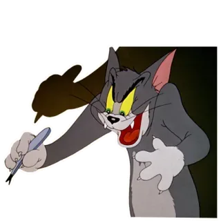 ❤️ Tom Cat Tom and Jerry tom y jerry, dibujos animados, gato, villano telegram sticker