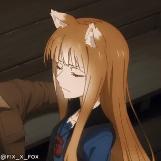 👍 Holo Spice and Wolf @fix_x_FOX whatsapp sticker