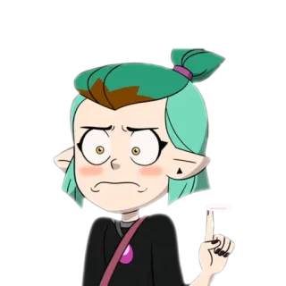☺️ Amity Blight The Owl House การ์ตูน, แอนิเมชั่น, The Owl House, Amity Blight, ดิสนีย์, น่ารัก telegram sticker