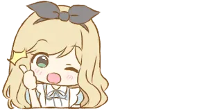 👍 adesivo, desenho animado, garota, gesto ofensivo, anime whatsapp sticker