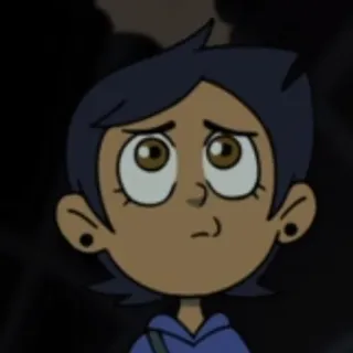 🙁 Luz Noceda The Owl House cartoon, animation, the owl house, luz noceda, character telegram sticker