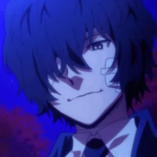 🧱 Osamu Dazai Bungou Stray Dogs Anime, Personaggio, Bungou Stray Dogs, Osamu Dazai, Dazai telegram sticker