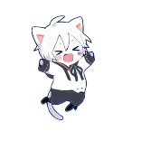 😝 anime, kucing, imut, kawaii, chibi telegram sticker
