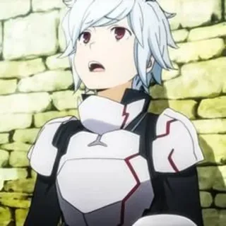 🗻 Bell Cranel Is It Wrong to Try to Pick Up Girls in a Dungeon? Anime, Fantasy, Personaggio, Capelli Bianchi, Giovane, Bell Cranel, Armatura telegram sticker