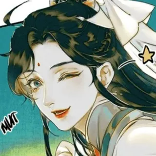 😉 MWA anime, cute, winking, girl, kiss telegram sticker