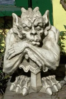 😩 Gargoyle горгулья, статуя, камень, монстр, мифическое существо telegram sticker