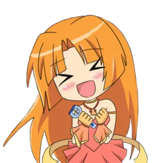 🎗 anime, cartoon, girl, cute, character, angry, syringe whatsapp sticker