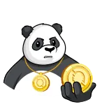 Qwertycoin Panda @qwertycoin telegram stickers