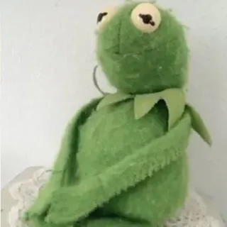 🙂 Kermit 科米, 青蛙, 木偶, 布偶, 绿色, 卡通人物 telegram sticker