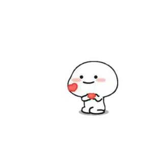💗 cartoon, heart, love, cute, emoji, simple, adorable telegram sticker
