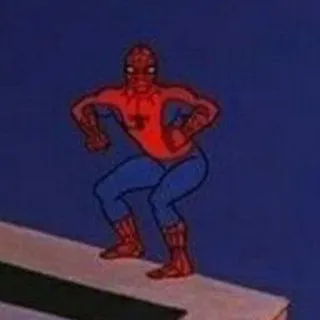 🛤 Spider-Man Spider-Man, superhero, kartun, Marvel, komik whatsapp sticker