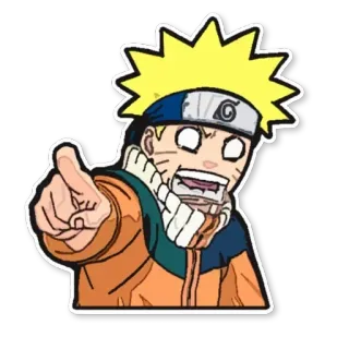 😫 Naruto Anime, Manga, Ninja, Cartone animato, Indicare telegram sticker
