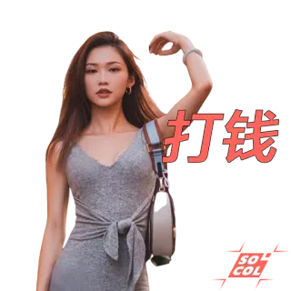 💰 打钱 donna, vestito, soldi, richiesta, cinese, pagare, pagamento telegram sticker