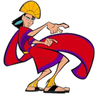 👉 Kuzco The Emperor's New Groove cartoon, animated, Kuzco, The Emperor's New Groove, Disney, funny, character telegram sticker