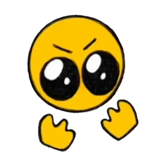 🥺 Emoji, Wütend, Süß, Cartoon telegram sticker