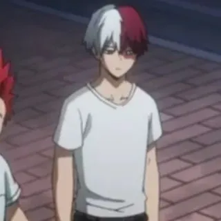 ❄️ Shoto Todoroki My Hero Academia Anime, Postać, My Hero Academia, Shoto Todoroki telegram sticker